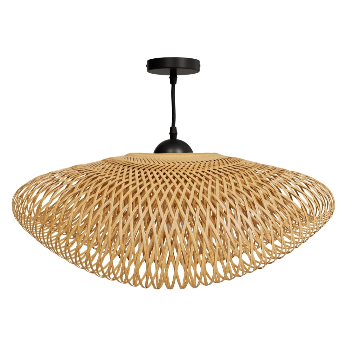 Suspension Anya en bambou naturel D60 cm