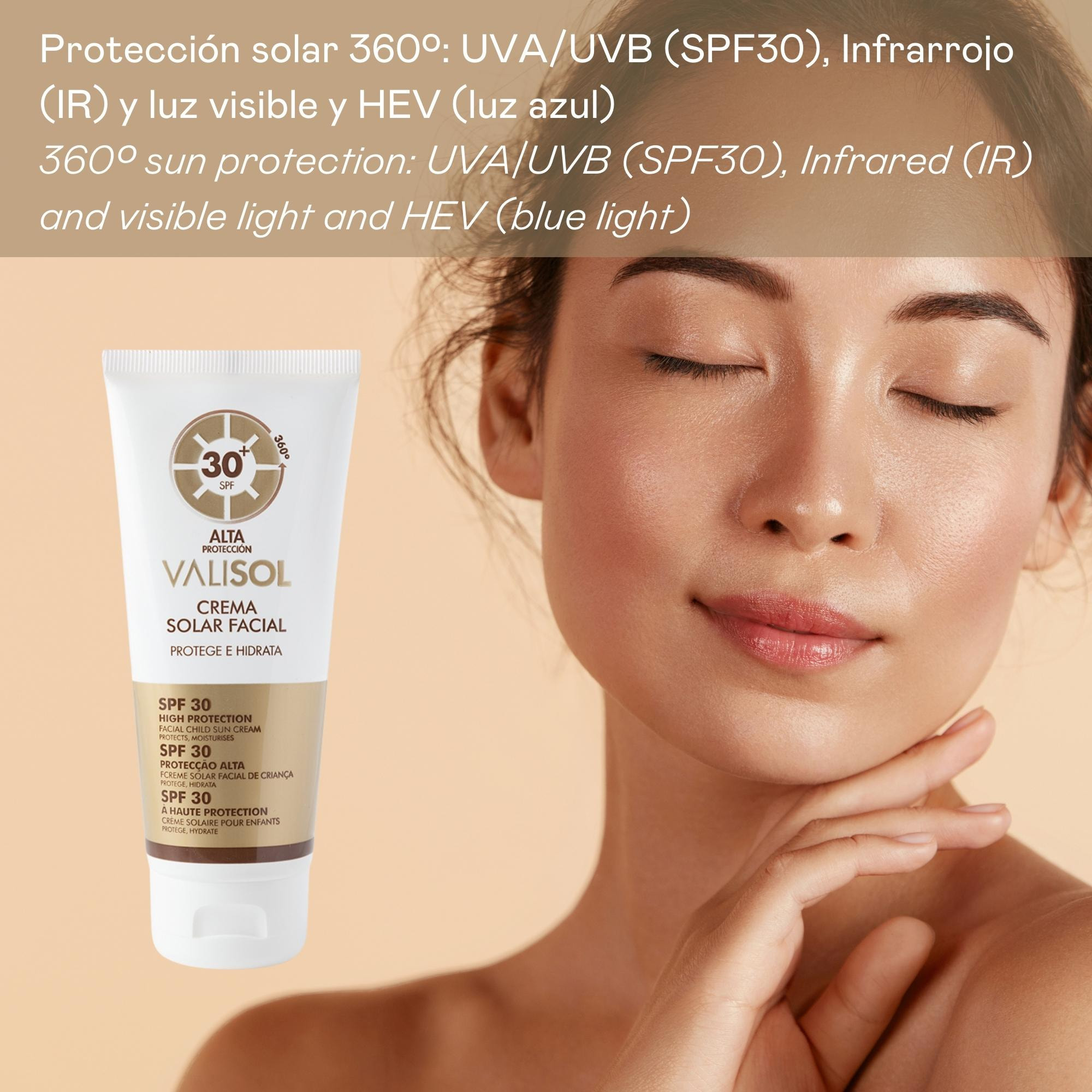 Valquer Crema solar facial 360º SPF 30 - 75 ml