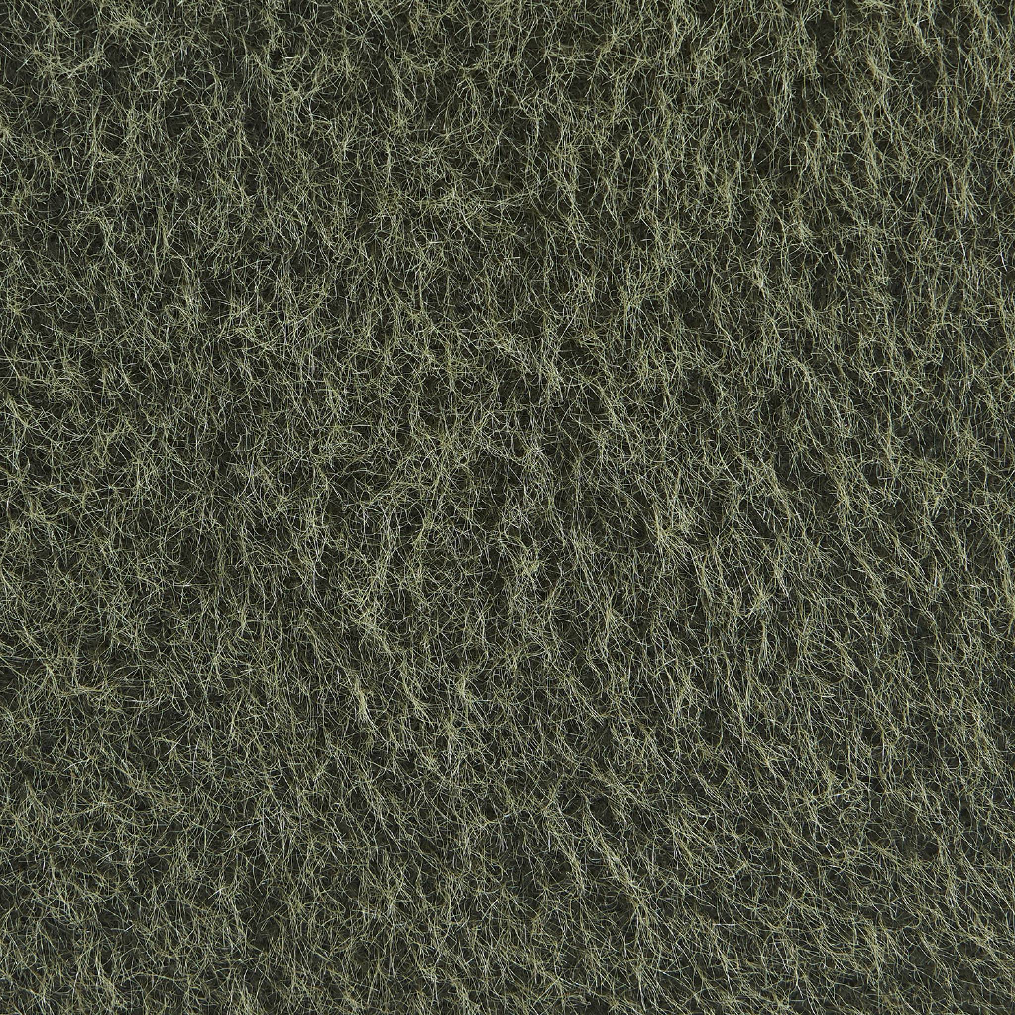 Chauffeuse tissu effet alpaca 3 places. kaki. style contemporain. L 91 x P 105 x H 72cm