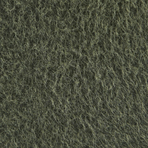 Chauffeuse tissu effet alpaca 3 places. kaki. style contemporain. L 91 x P 105 x H 72cm