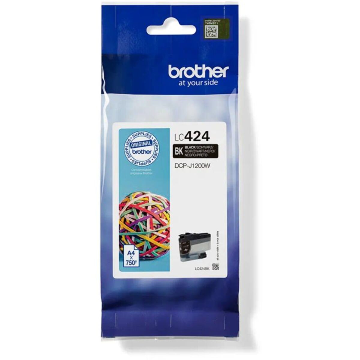 Cartouche d'encre BROTHER Noir LC424