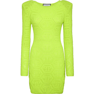 PHILIPP PLEIN Vestido de punto MONOGRAM