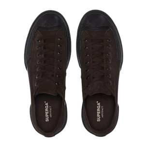 Sneakers Superga Uomo Donna Marrone 2432 Works Suede Flesh Out