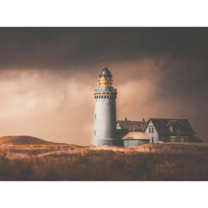 Papier peint panoramique phare du bout du monde Intissé