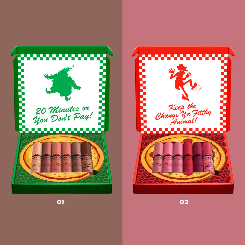 NYX Professional Makeup Coffret Butter Gloss Pinks Reds Edition Limitée Maman, j'ai raté l'avion