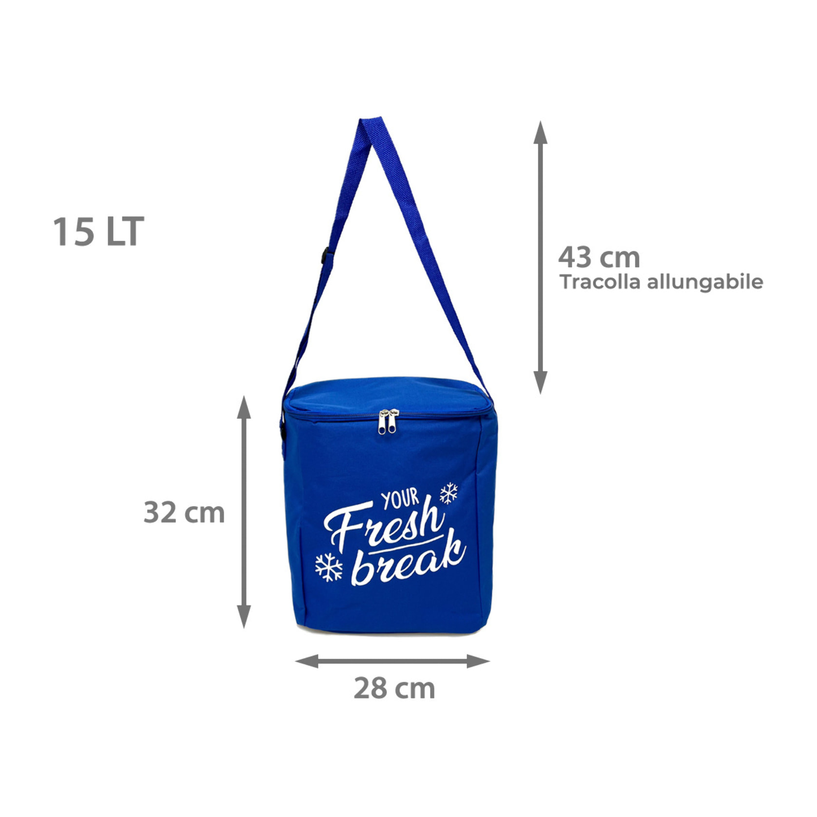 Borsa Termica Mare Spiaggia Fresh Break 15L