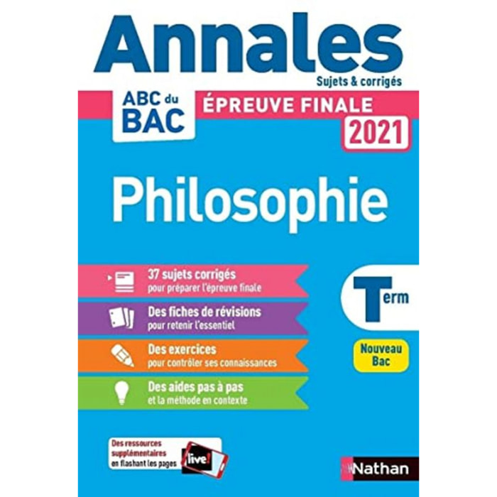 Durozoi, Gérard | Annales ABC du Bac 2021 - Philosophie Tle - Sujets et corrigés - Enseignement commun Terminale - Contrôle continu Nouveau Bac | Livre d'occasion