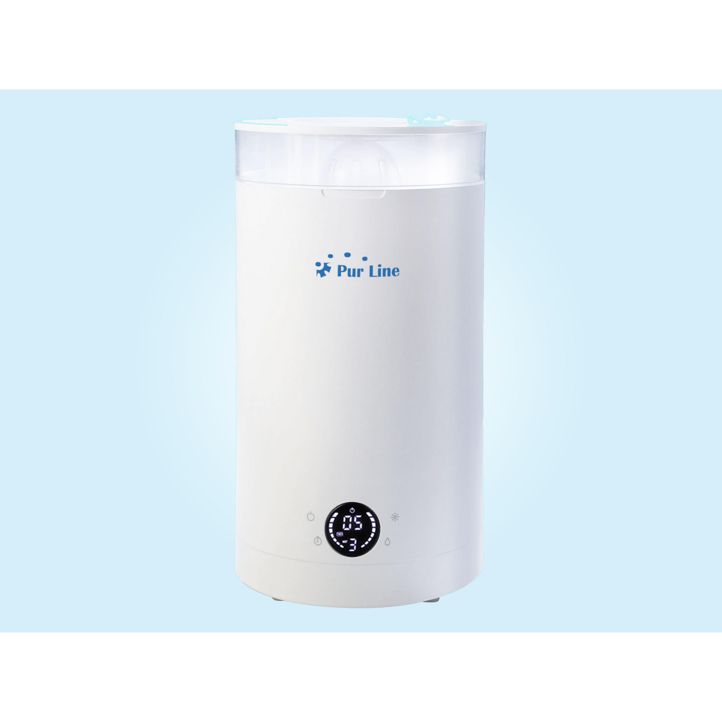 Humidificador ultrasónico de 27W vapor caliente o templado para pequeñas superficies HYDRO 9 PURLINE