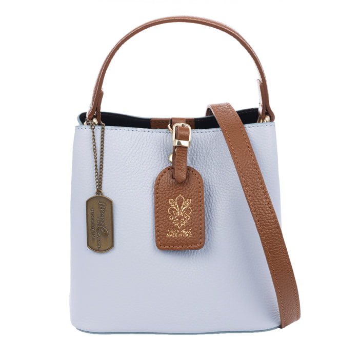 Bernate Bolso de mano Mujer. Piel auténtica Dollaro.