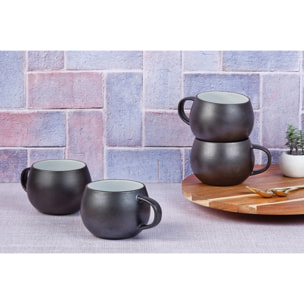 Mug GOURMET 70cl - 4 pièces - Onyx