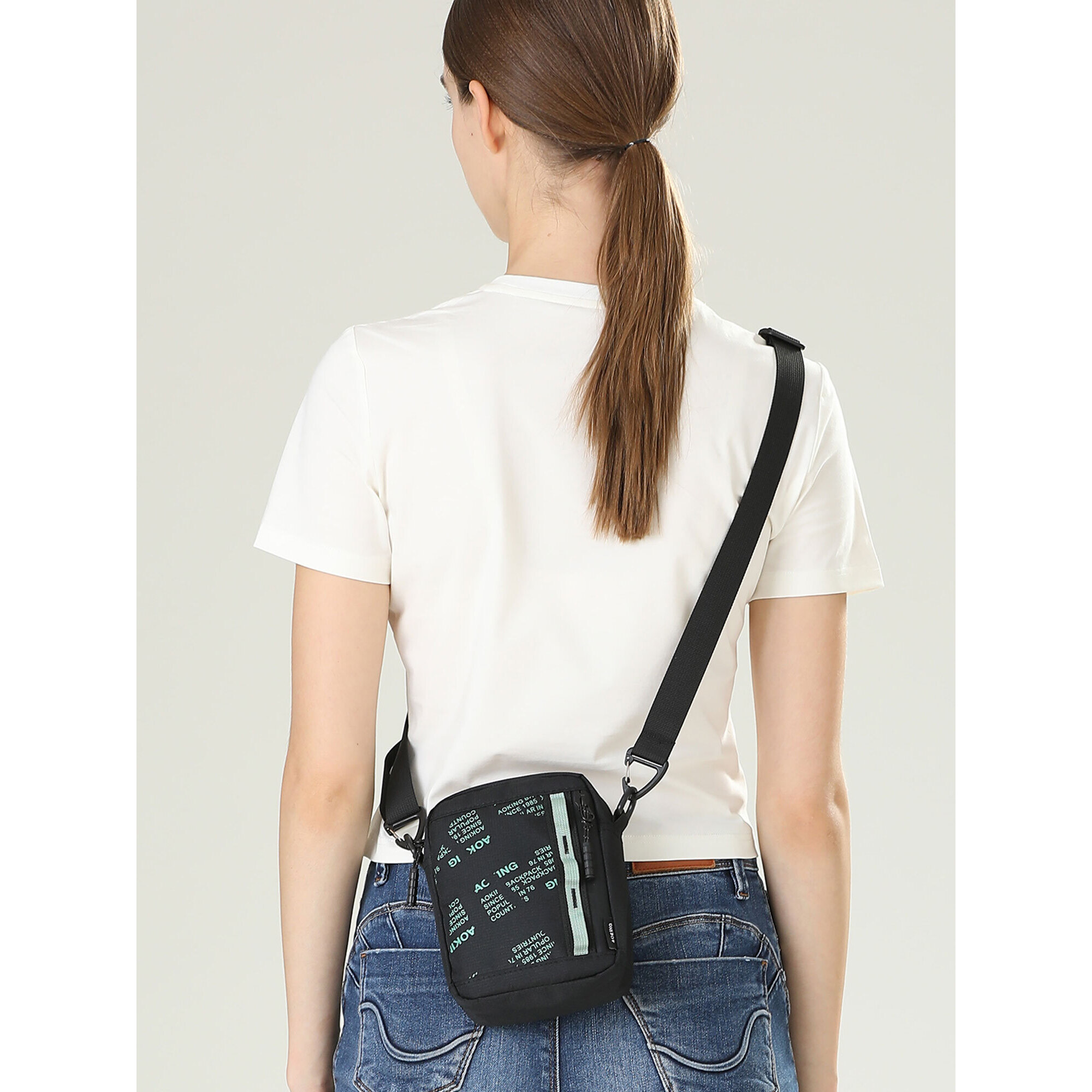 Borsa a spalla unisex Textile Prodotto Vegano 12,5x5x16 cm