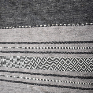 Tapis kilim Buvo tissé à la main en Coton