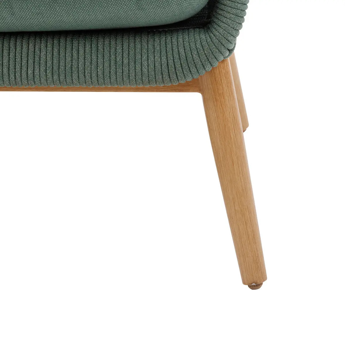 Fauteuil de salon de jardin "Orissa" vert olive polyester et acier