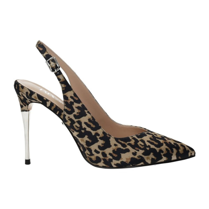 Décolleté sling back Donna Tata Italia Marrone