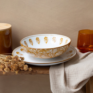 Lot de 6 assiettes creuses, AMBRE