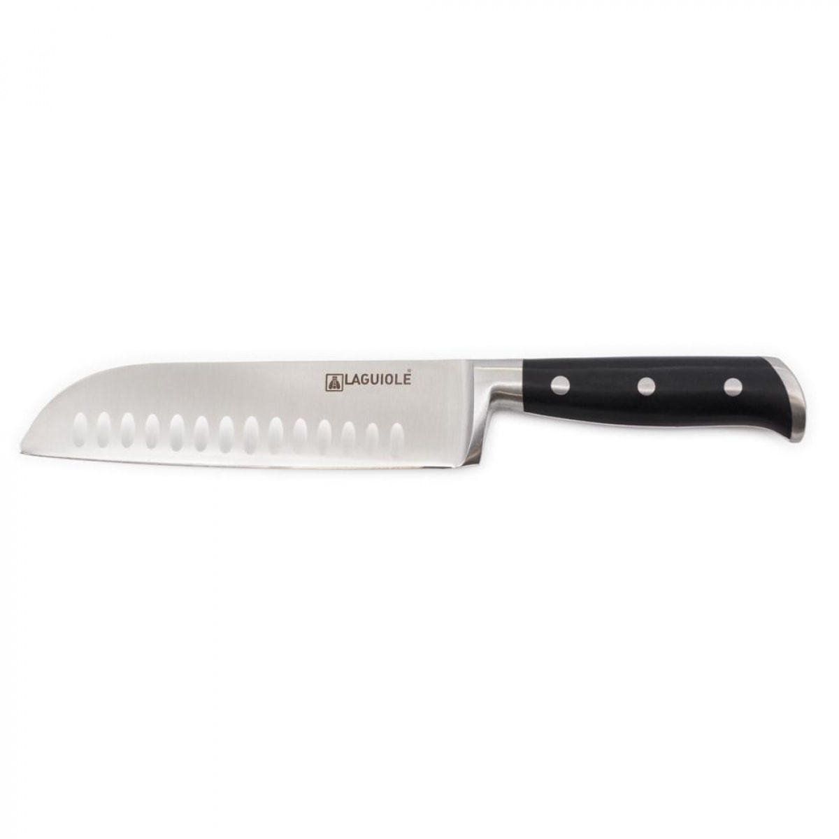 Couteau santoku noir   - "classique"