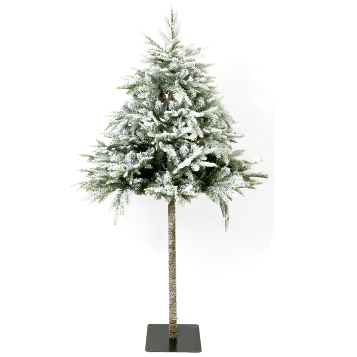 Albero Di Natale "MAKALU" - Altezza 180CM - Albero Realistico Innevato in PE + PVC - Extra Folto Con 359 Rami