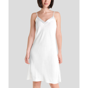 Camisón corto mujer viscosa tirantes suave