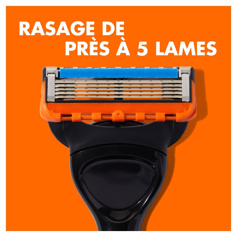 Rasoir Gillette Fusion5 Power - 5 lames - 3 Recharges Incluses