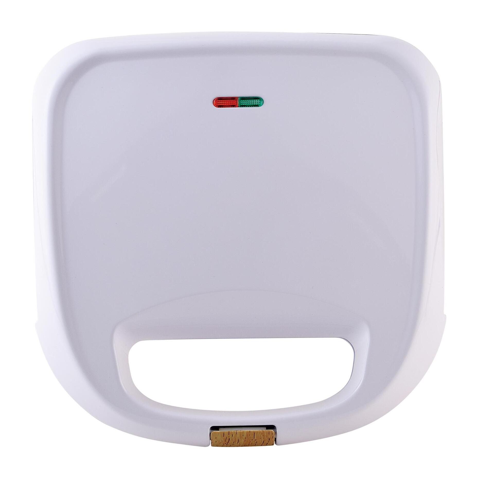 Sandwichera de 800W con revestimiento antiadherente 22x22x8,5cm