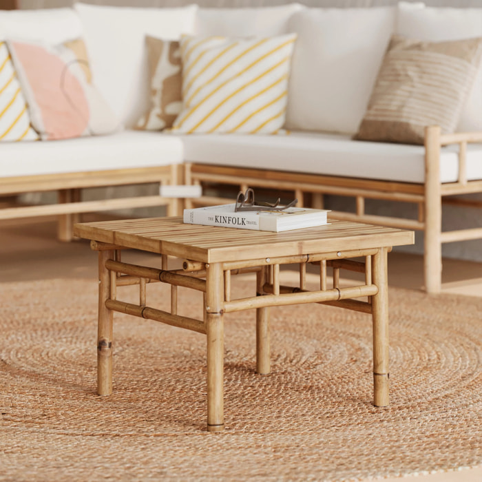 Table basse de jardin en bambou - Vadella