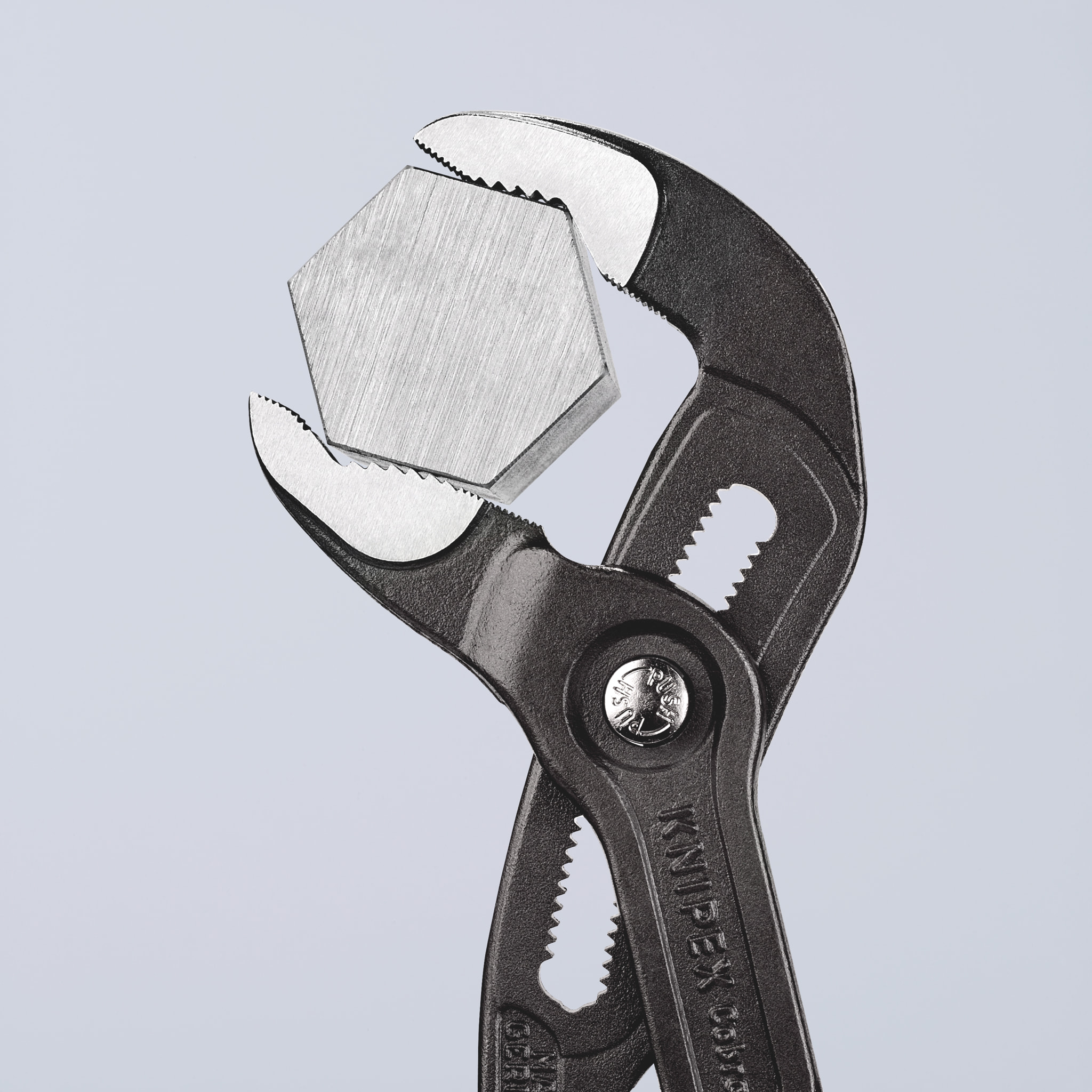 Pince multiprise cobra avec verrouillage 300 mm - KNIPEX - ouverture 60 - Ø70 mm - 8701300