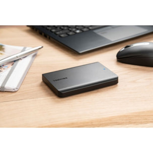 Disque dur externe TOSHIBA Pack 1To canvio basics + Housse