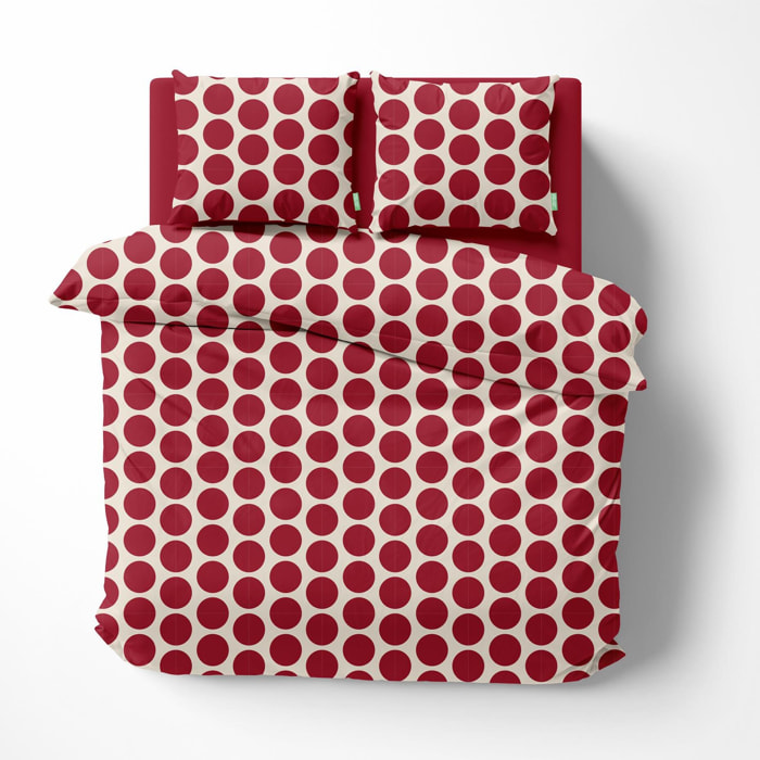 Set 4pzs funda nordica doble: funda nordica (210x230cm c/ solapa 30cm) + sabana bajera (120x200 c/ 25cm solapa) + 2 almohada (50x80cm) 100% algodon 1