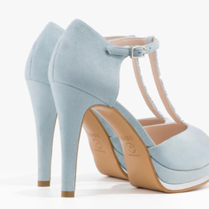 SANDALIAS DE NOVIA AZULES PAULI