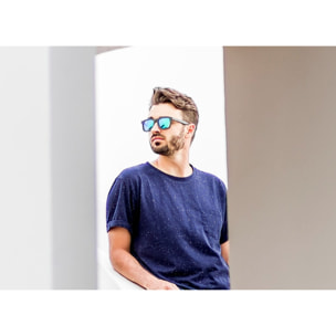Gafas de sol OCEAN KENEDY - Bambú negro / Polarizada azules