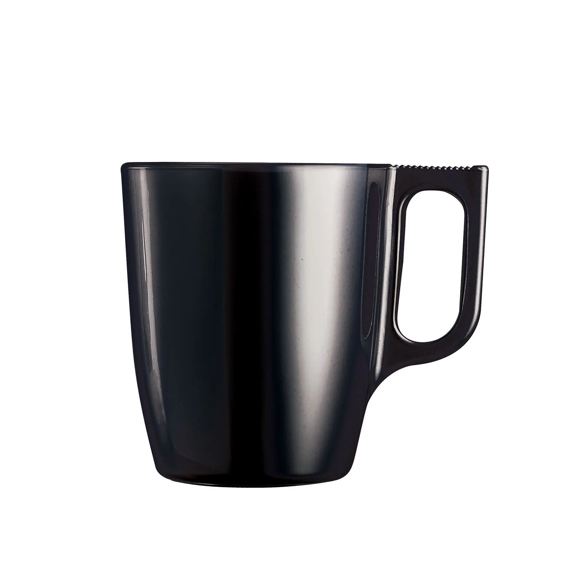 6 mugs 25 cl Noirs Flashy