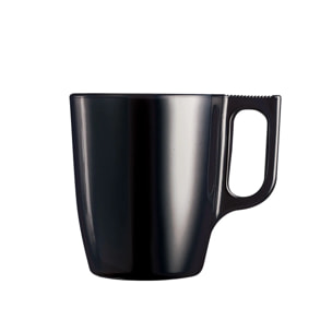 6 mugs 25 cl Noirs Flashy