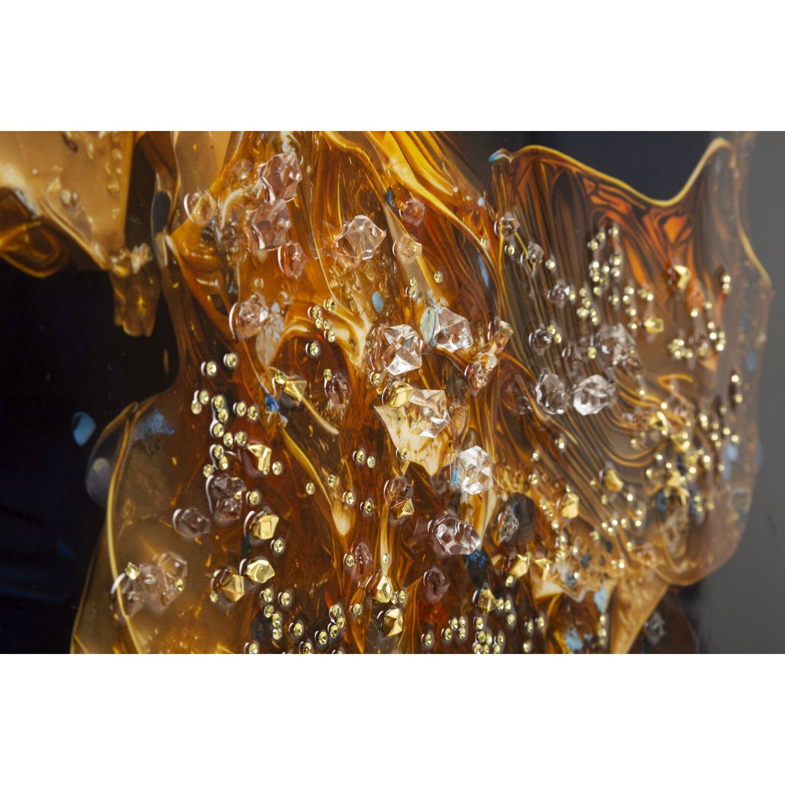 STAMPA SU TELA LACCATA C/CORNICE ANDROMEDA -B- CM 60X4X90