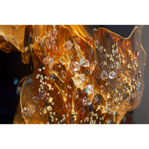 STAMPA SU TELA LACCATA C/CORNICE ANDROMEDA -B- CM 60X4X90