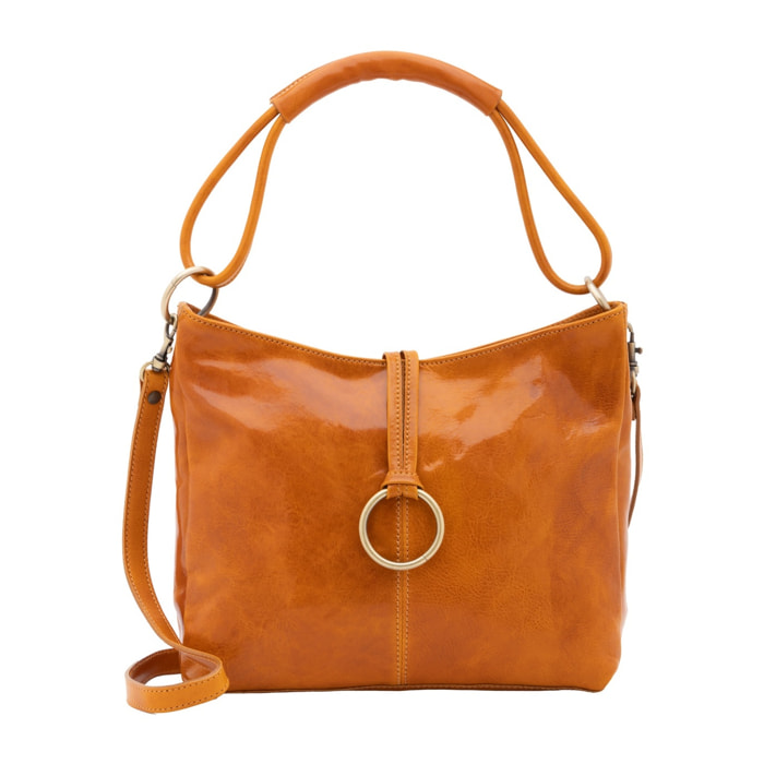 Borsa a spalla da donna - Modello False - 100% pelle - 29.0 x 32.0 x 11.0 cm