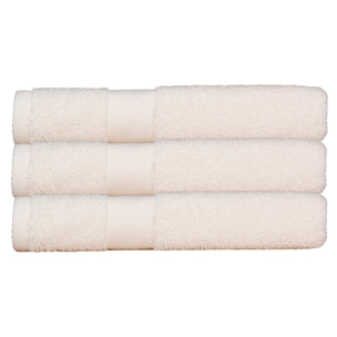 Lot de 3 maxi draps de bain 500 gr/m2