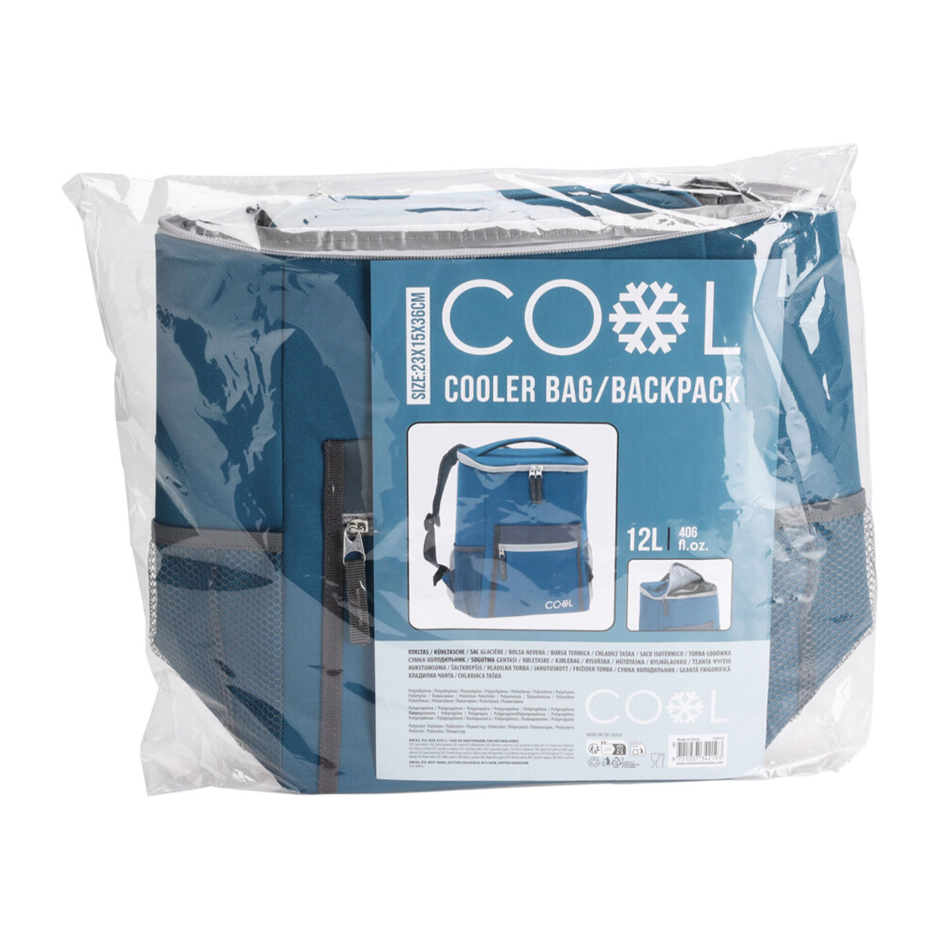 Well Home Bolsa Nevera de 12 Litros con Forro de PEVA y Espuma de 5 mm