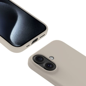 Coque ADEQWAT iPhone 16 Plus MagSafe - Beige