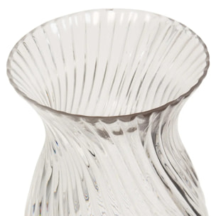 Vase Manel en Verre 17x17x29cm Transparent