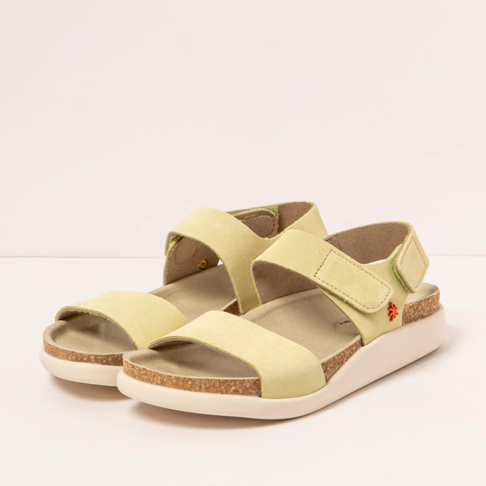 Sandalias 1386S SILK SUEDE LIMA/ BIARRITZ color Lima