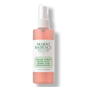 Facial Spray with Aloe, Herbs & Rosewater - Spray visage à l'aloe vera, plantes aromatiques et eau de rose 118 ml