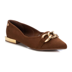 Zapato bailarina camel