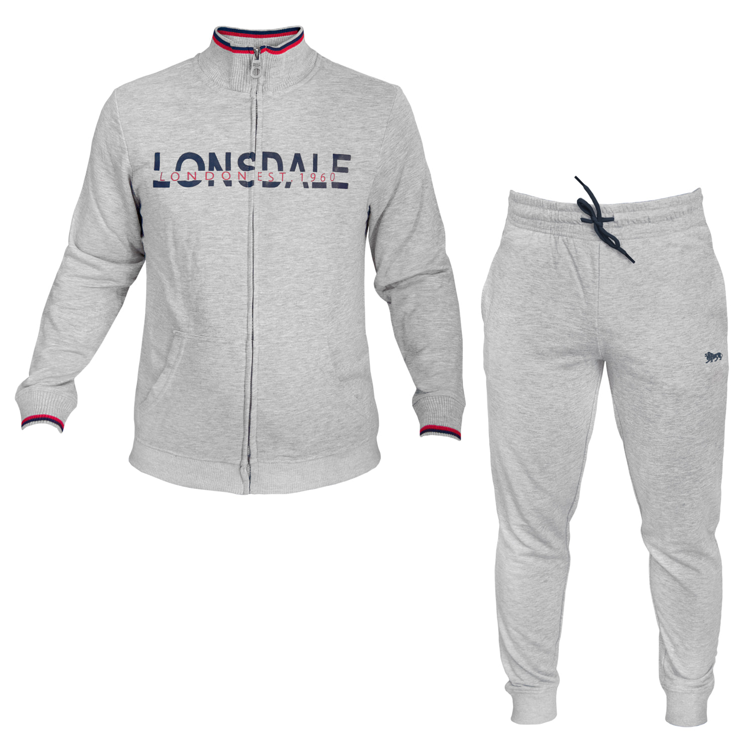 Lonsdale Tuta Uomo LONSDALE Cotone Primavera Full Zip 3 Modelli Privalia