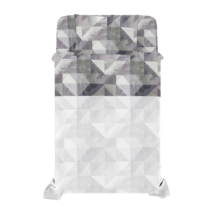 COMPLETO LETTO RIVER SINGOLO SEPIK GREY