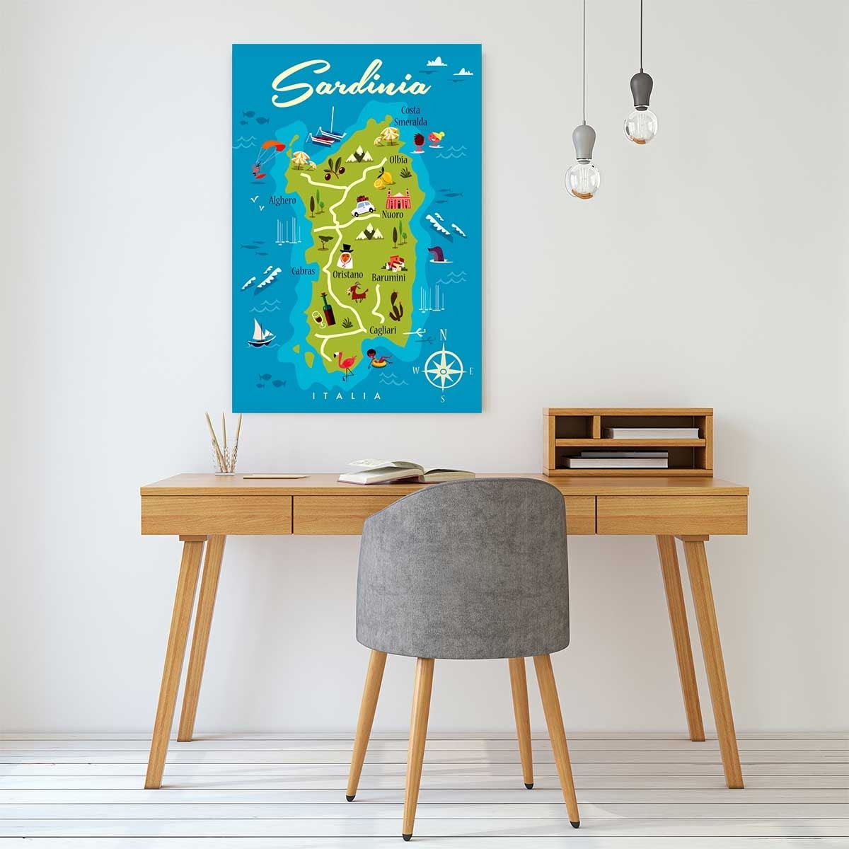 Tableau tourisme en sardaigne Tableau plexiglas