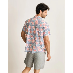 Camisa Manga Corta Azul Marino - Thorned