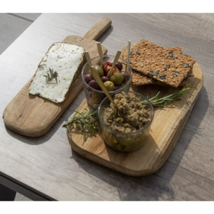 Salon de jardin en aluminium - 5 places - CARMEL