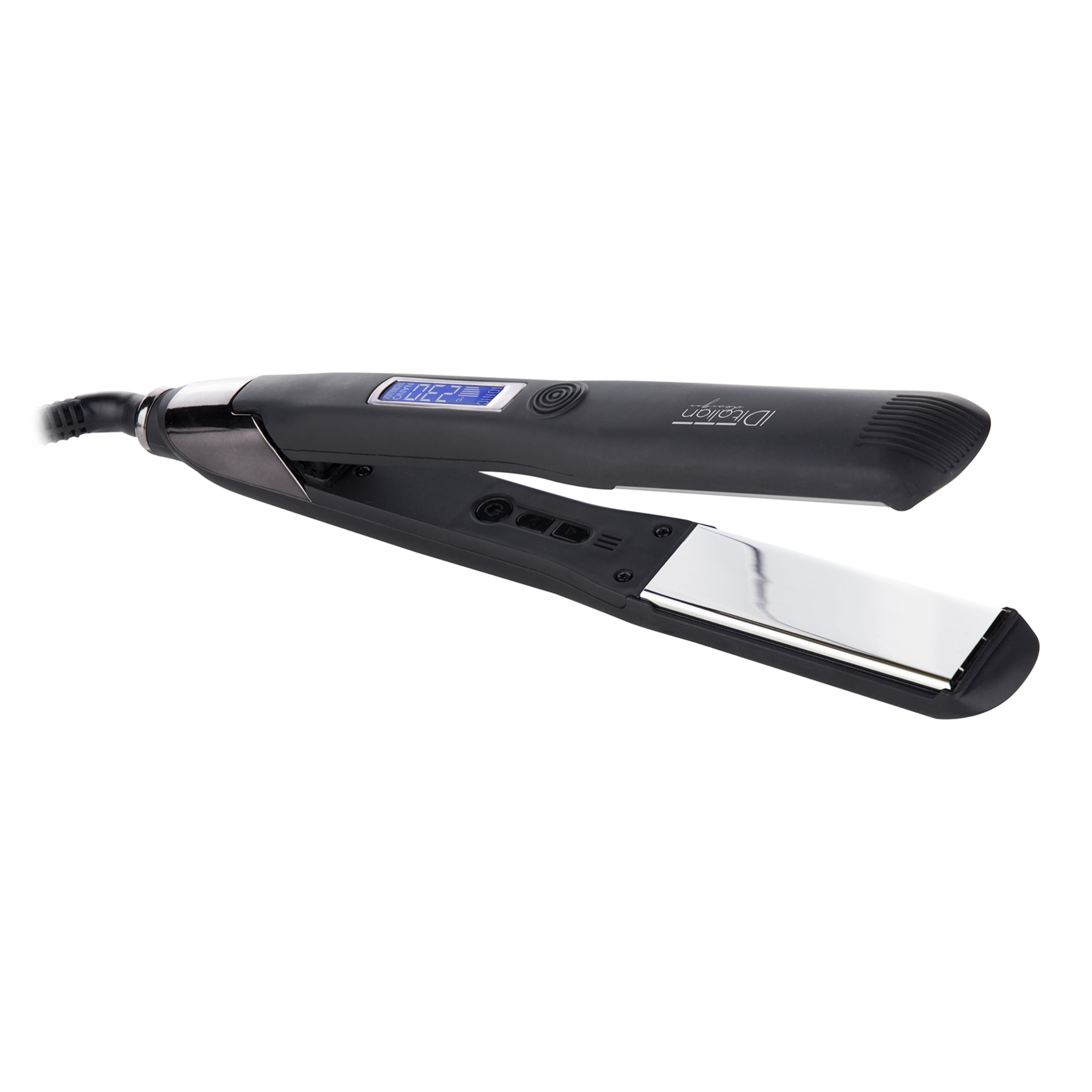 Fer à lisser premium styler id - noir et plaque miroir coloris argenté - 48w