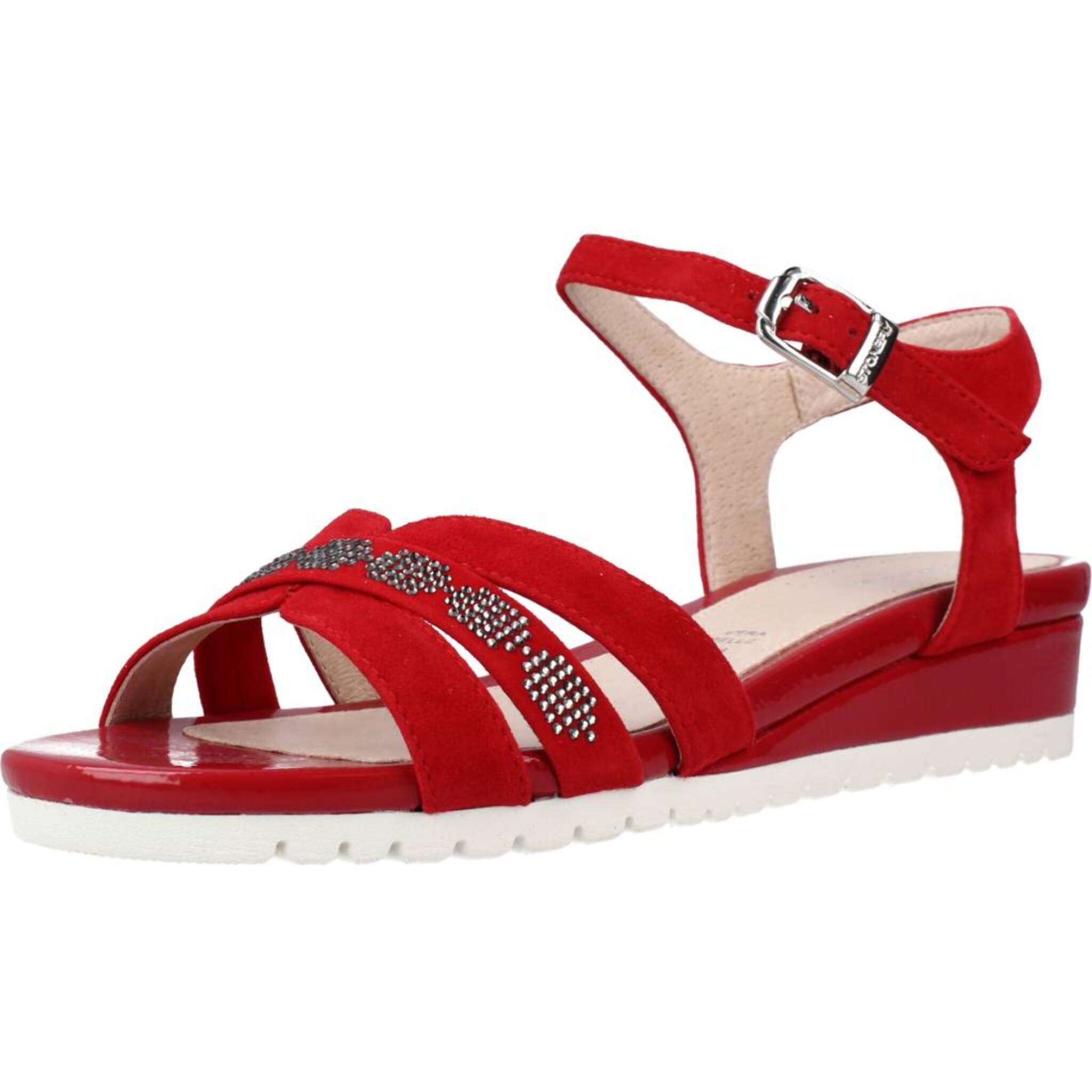 Sandalias Mujer de la marca STONEFLY  modelo CHER 3 GOAT SUEDE Red