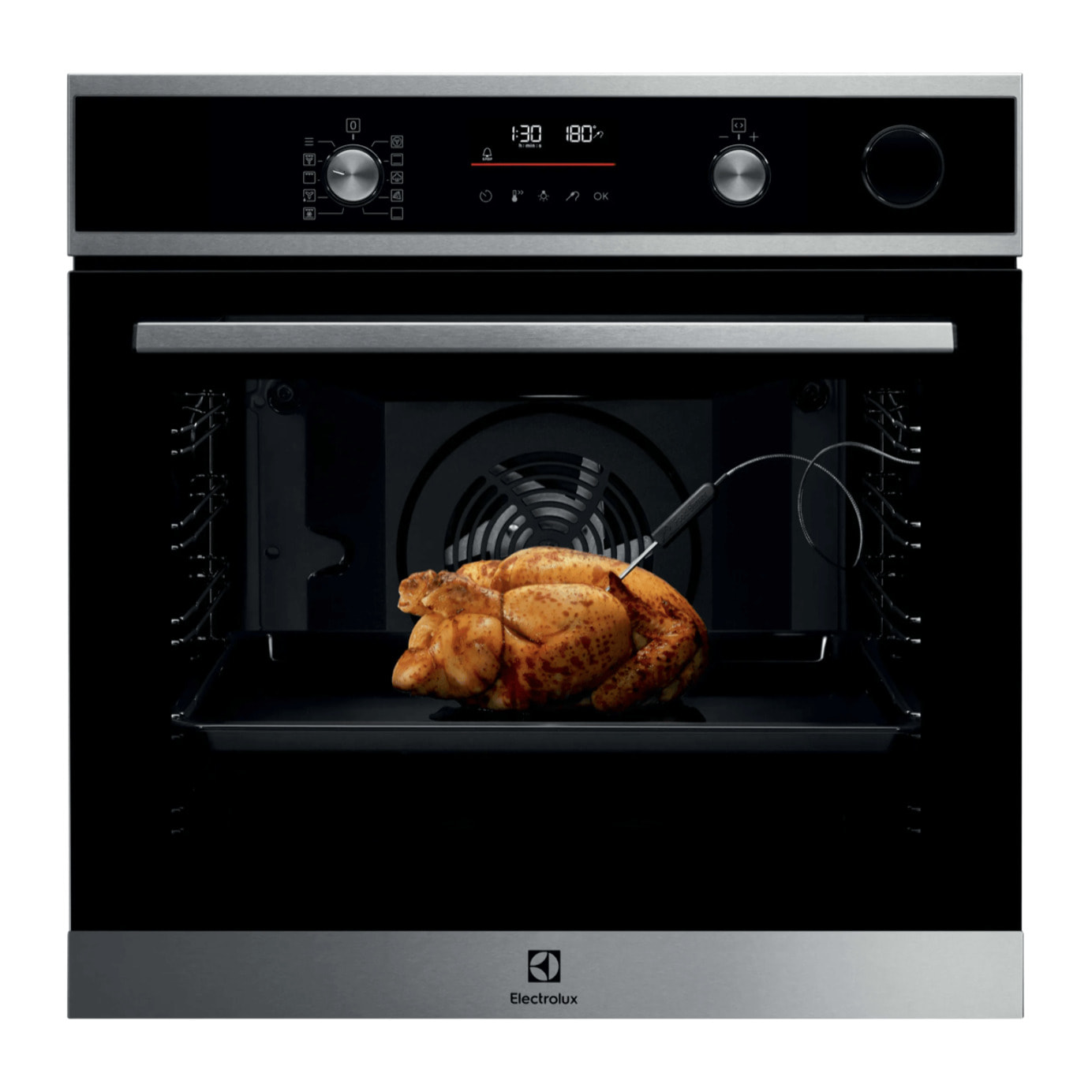Electrolux Horno de vapor Serie 600 SenseCook con SteamCrisp con limpieza pirolítica EOC6P77X
